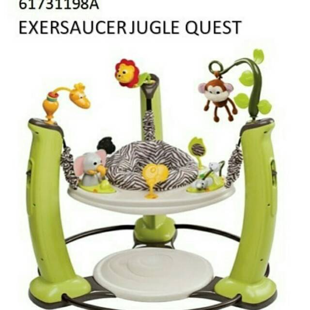 Bouncer evenflo exersaucer jungle quest 