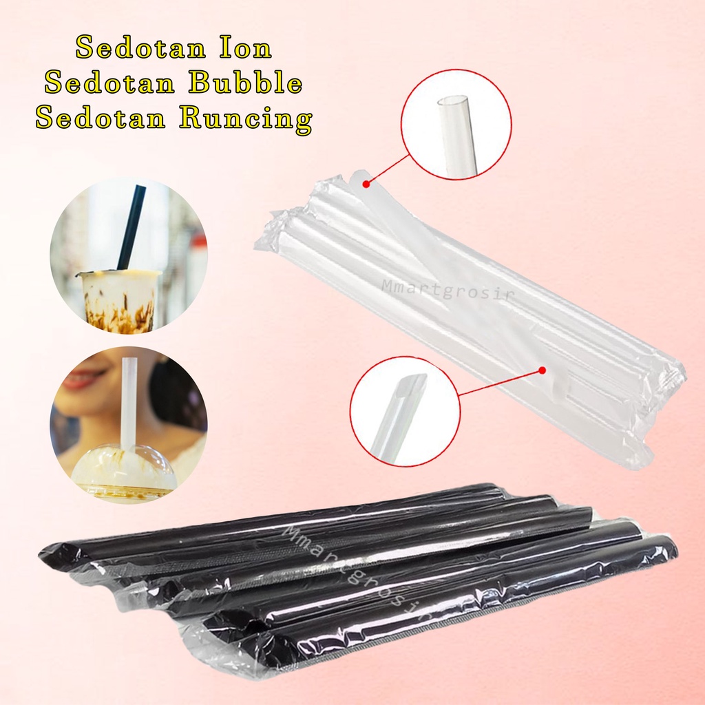 Ion / Sedotan Bubble/  Sedotan Runcing / Sedotan Plastik / Sedotan Sebaguna