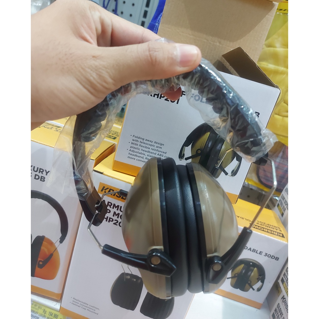 HEADBAND PELINDUNG TELINGA LIPAT / PENUTUP TELINGA KEBISINGAN / EARMUF FOLDABLE 30DB