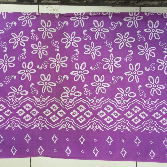 KAIN BATIK KATUN METERAN MOTIF JUMPUTAN 001 - Orange