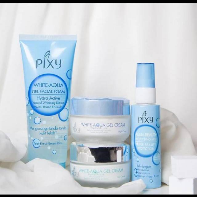 

Pixy white aqua Gel series Sepaket
