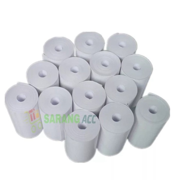 

100 KERTAS Promo 58 PRINTER x 1 ISI 58x30mm-100 Murah STRUCK ROLL THERMAL 30mm Rol BOX -