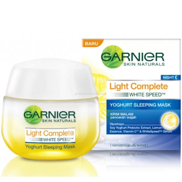 Jual GARNIER LIGHT COMPLETE YOGURT SLEEPING MASK GARNIER LIGHT COMPLETE
