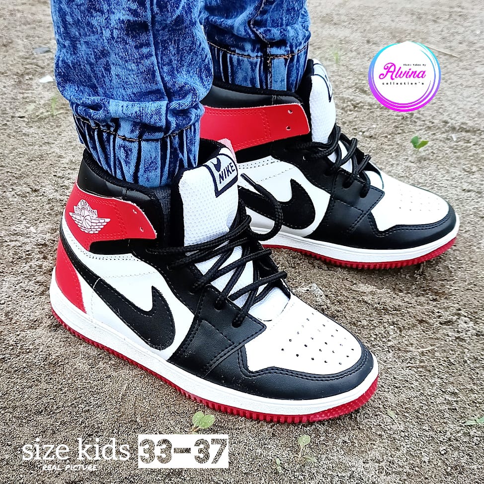 Sepatu Jordan Anak Terlaris Kualitas Premium Size 33-37