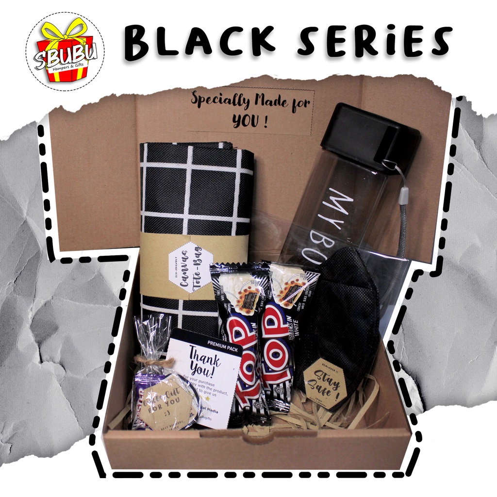 

GIFT BOX Black HAMPERS Box Hitam KADO Hadiah Cewek Cowok Ulang Tahun Birthday Wisuda Graduation