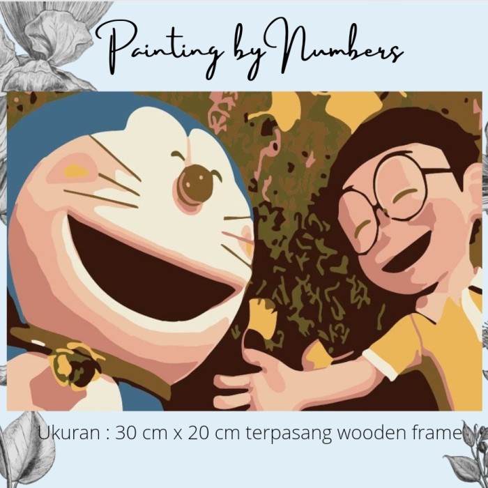 

Produk Terbaru Diy Painting By Number 30X20Cm Kerajinan Tangan - Doraemon Nobita