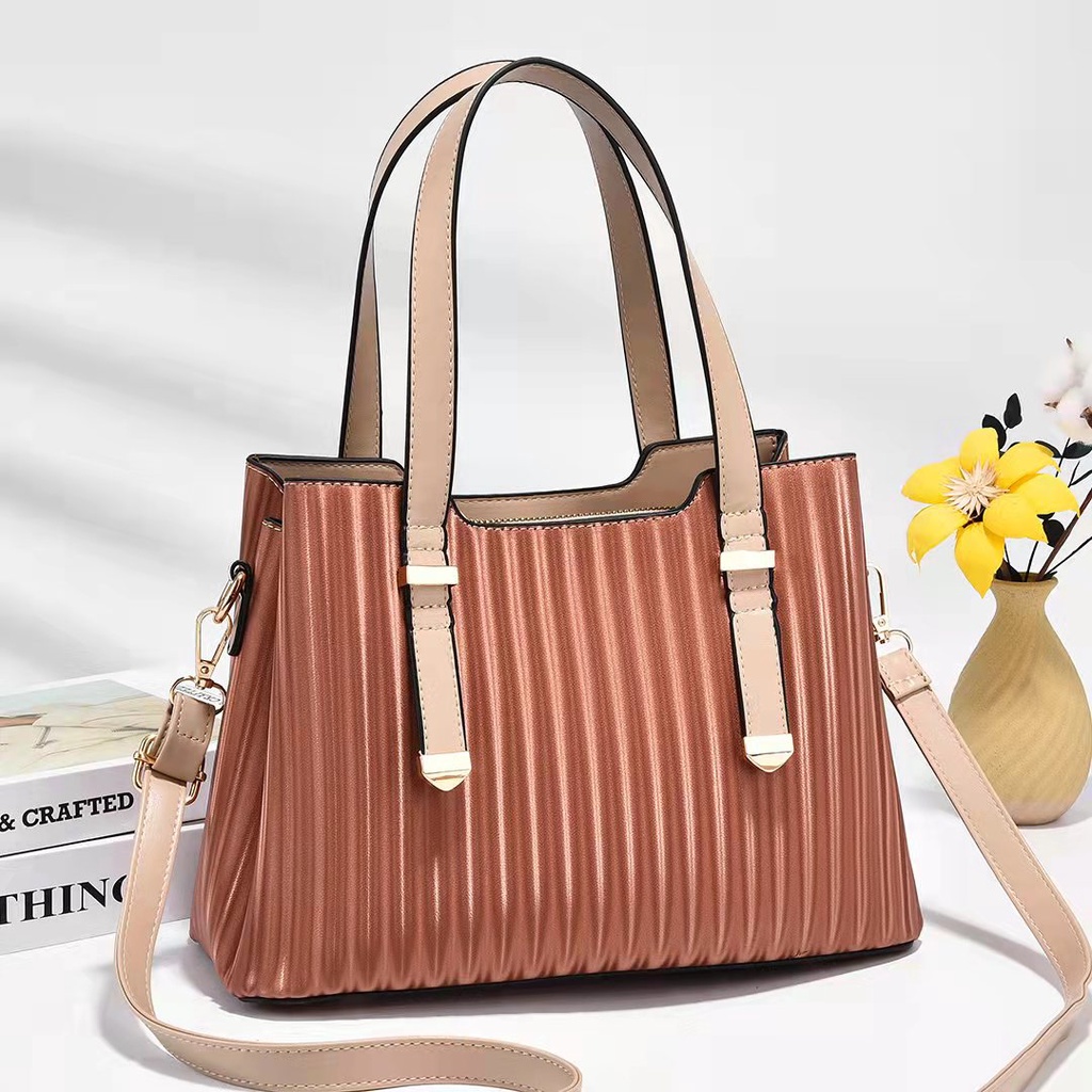 9151 TAS WANITA IMPORT SLEMPANG HANDBAG [1KG 2PC] PERFECT CORNER