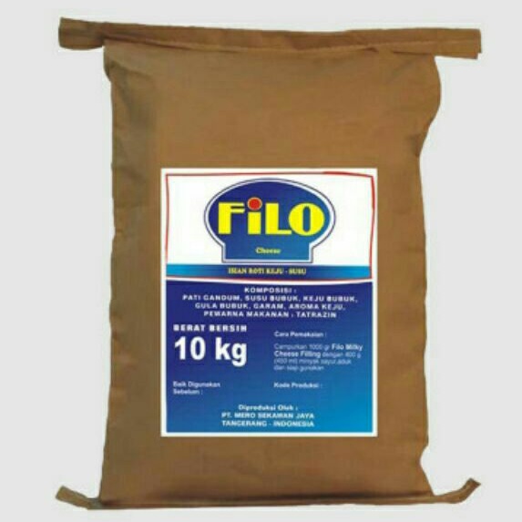 

Filo Milky Cheese Filling Powder 1 kg/Isian Roti Keju Susu/Topping Brownies Streusel