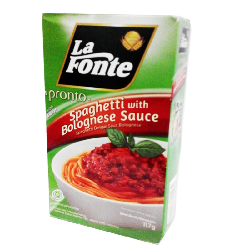 

La Fonte Spaghetti Saus Bologn 117Gr