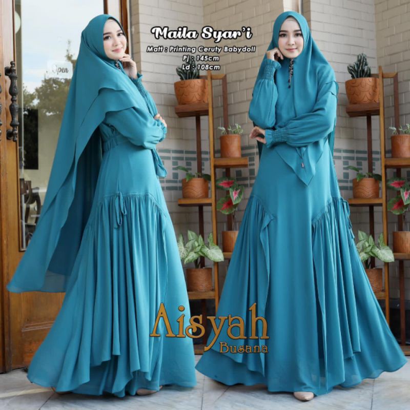 Gamis syari Babydoll premium