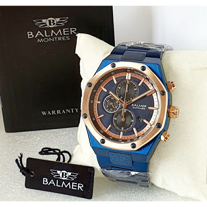 Balmer Jam Tangan Pria BALMER B.8155 SAPPHIRE ORIGINAL Garansi Resmi
