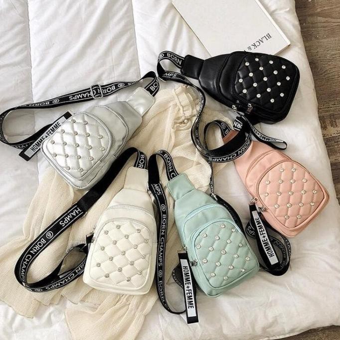 Bodypack Wanita E113 Tas Selempang Unik Kekinian Stylish Fashion Korea