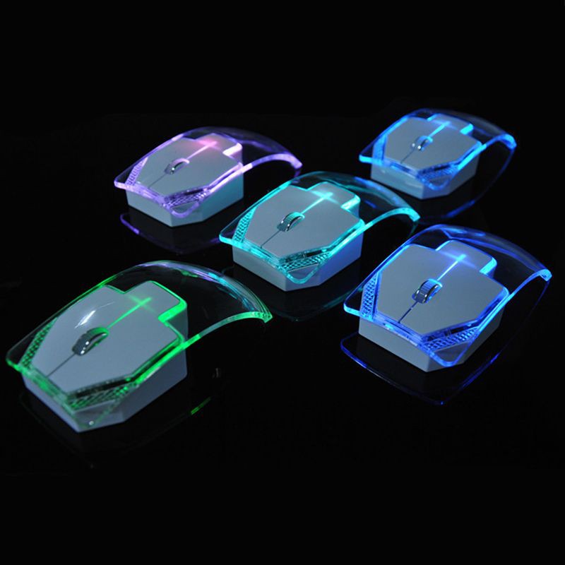 Mouse USB Transparent Silent Click LED / Mouse USB Transparent / Mouse USB Silent Click