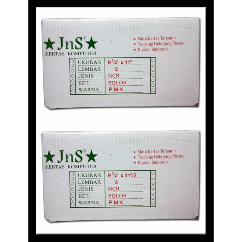 

Continuous Form Jns 9.5 X 11 3Ply Ncr (Kertas Komputer) Diskon