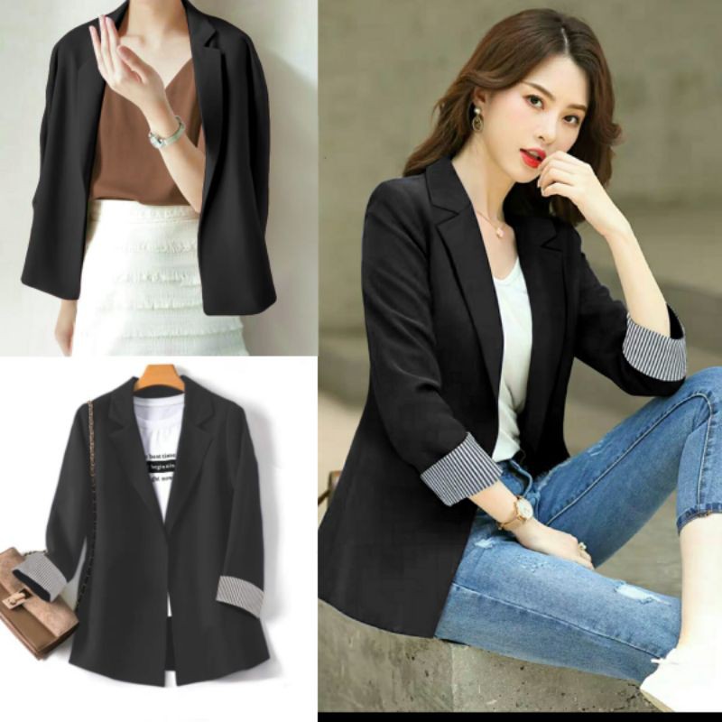 INDOBEST blazer sherly elsa wanita / blazer casual premium quality