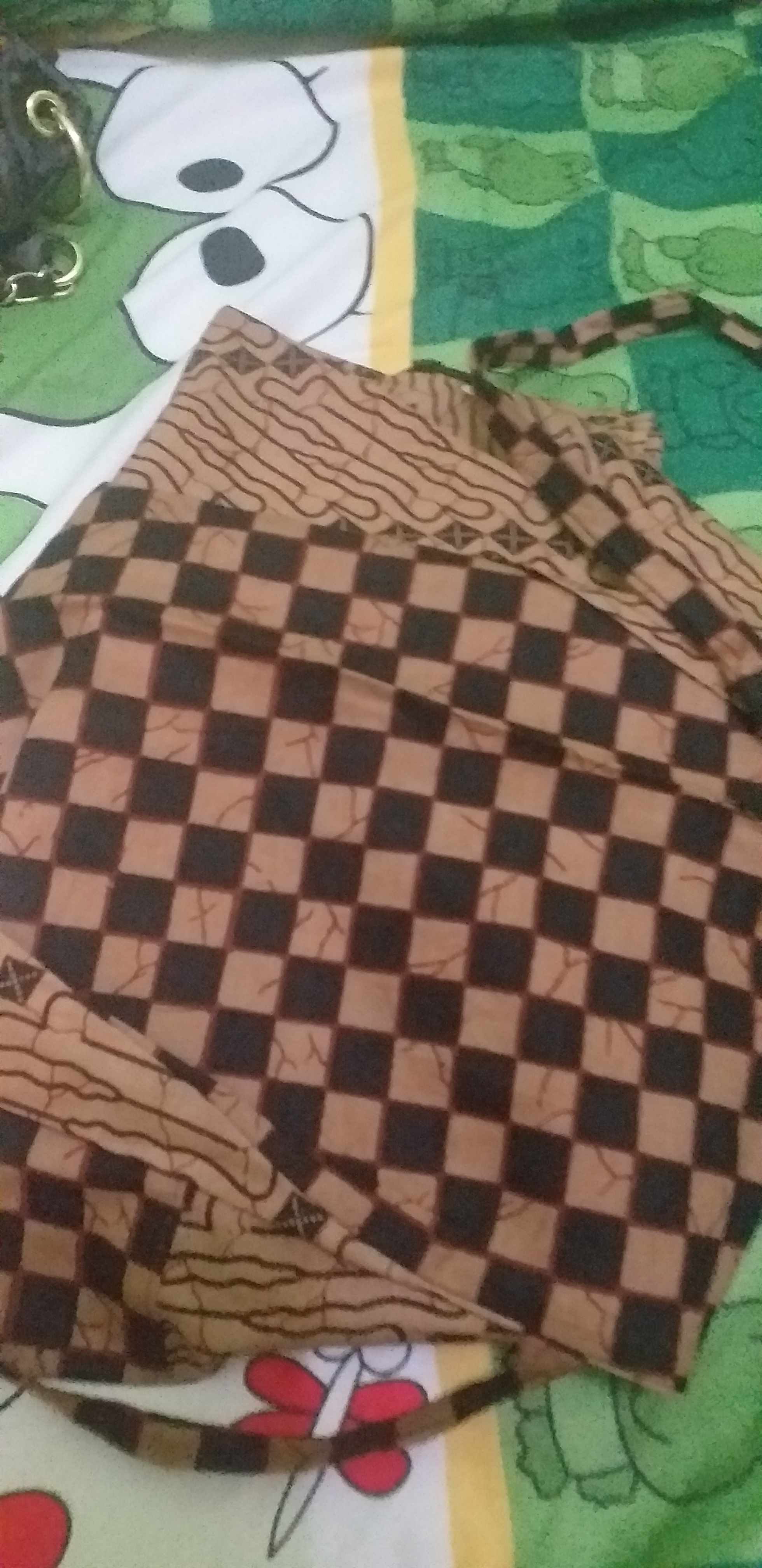 Baju Batik Couple Modern Monalisa Genes Merah Biru Tosca Ungu Orange M,l,xl Asli Pekalongan