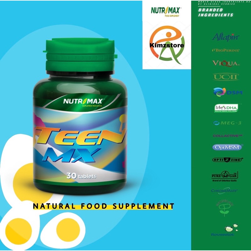 Nutrimax Teen MX 30 Tablet / Vitamin Peninggi Badan