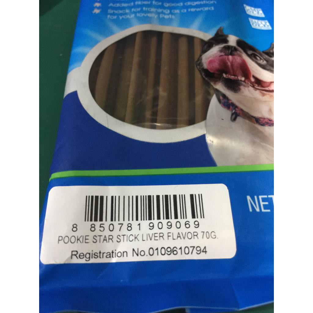 Pookie Dental Care Star Stick 70gr Cemilan Gigitan Anjing