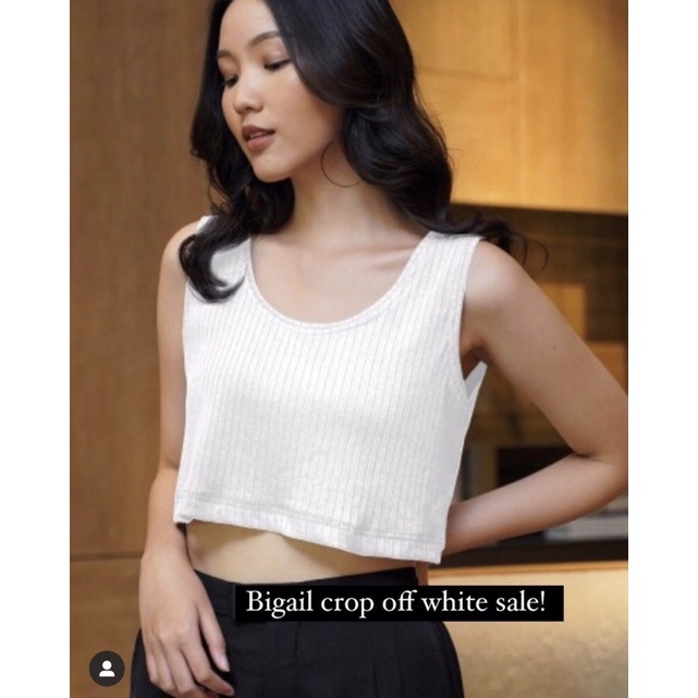 MAVEN - Bigail crop WHITE