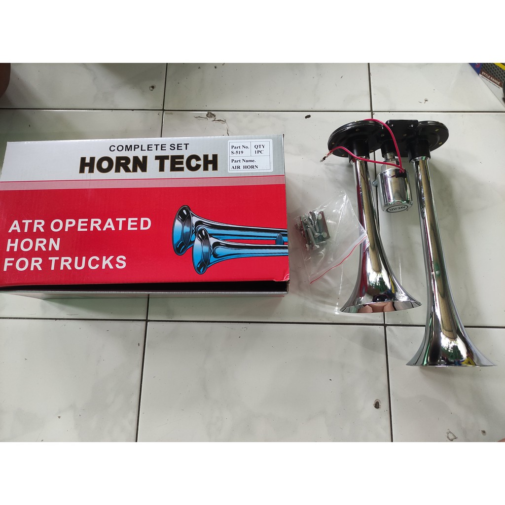 Klakson Angin / klakson Corong Terompet Untuk Mobil 12/24 Volt
