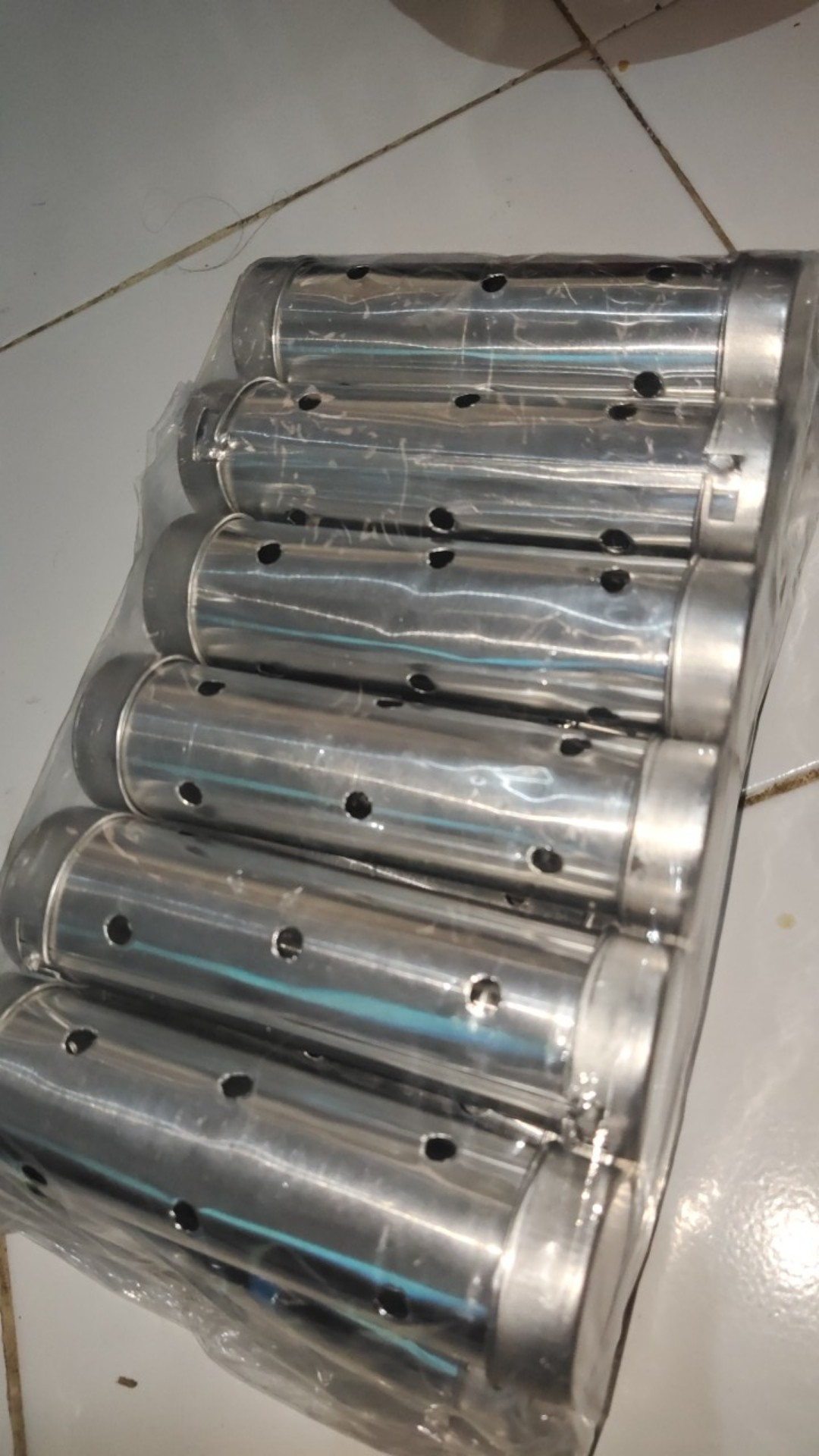 Cetakan Lontong Aluminium 15 X 4 Cm (12 Pcs)