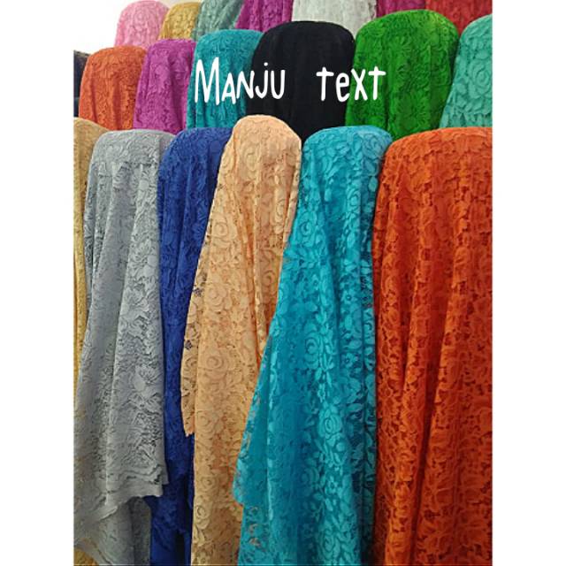 GROSIRAN !!! Kain Brokat Fatmawati / Bahan Brukat Lebar 150 cm  ( harga per 1 roll )   TERMURAH