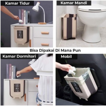 TEMPAT SAMPAH LIPAT PORTABLE SERBAGUNA