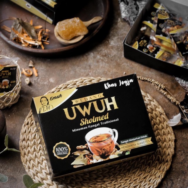 Wedang uwuh emak terbaru premium 1 box isi 12 terlaris seindonesia