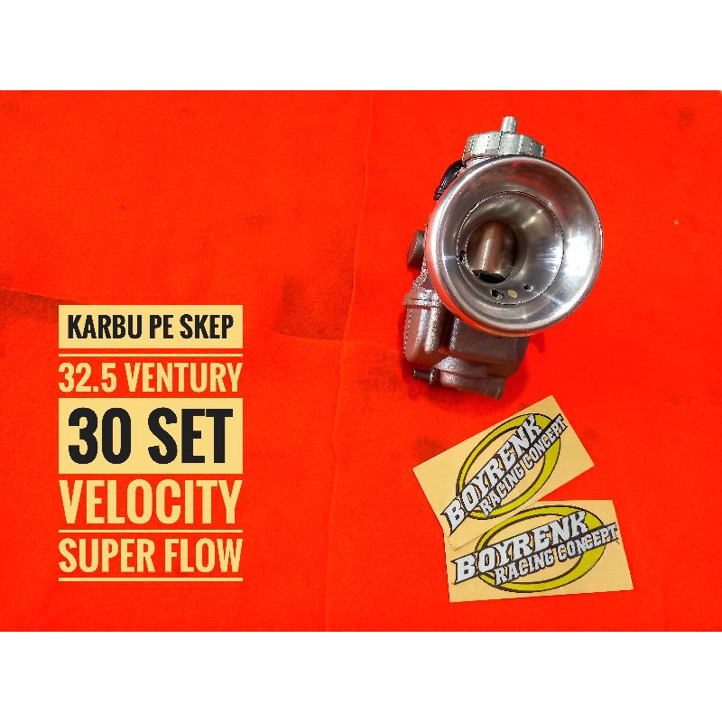 KARBU PE REAMER SET VELOCITY SUPER FLOW SKEP 32.5 VENTURY 30 - BOYRENK RACING