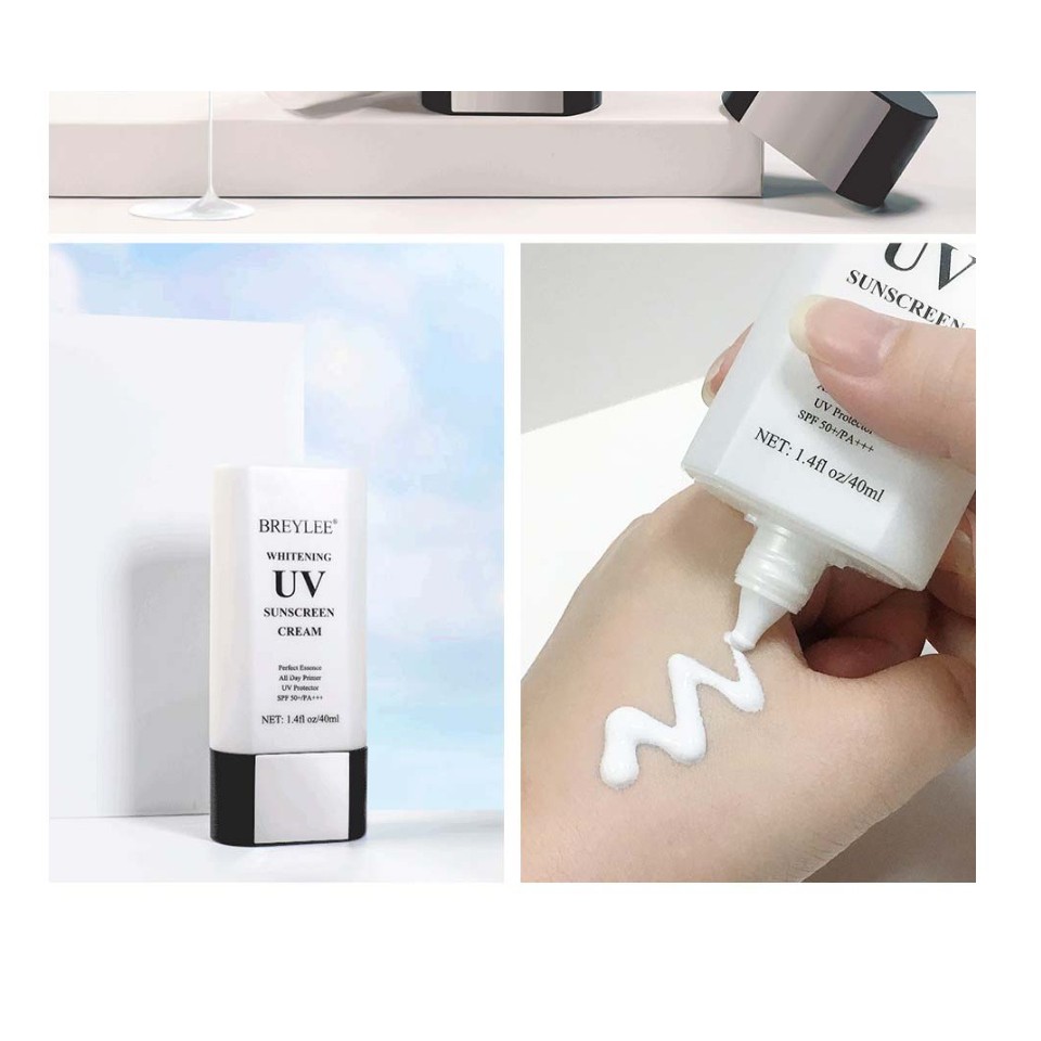 BREYLEE UV Sunscreen SPF 50+ - Krim Pelindung Wajah (40ml)