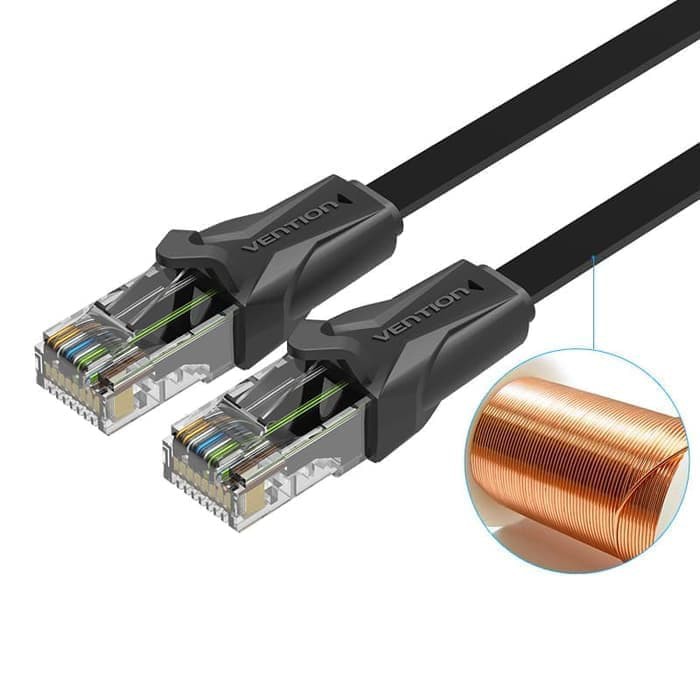 [IBA - 5M] Vention Kabel Flat LAN RJ45 Cat6 UTP