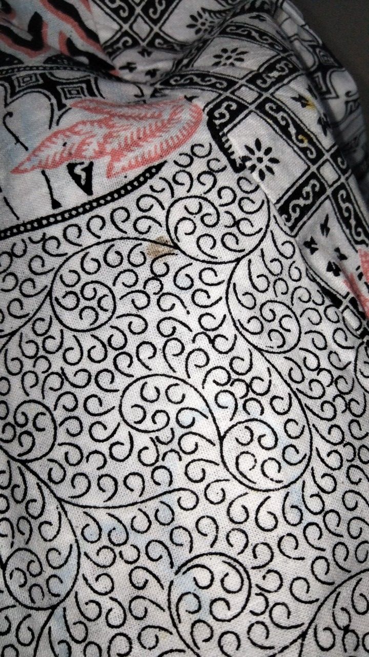 Tey-17 Batik Wanita Asj Sa Hrb026 Kenongo Kemeja Tosca Pendek