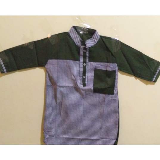 Setelan baju koko anak laki laki termurah model  AL campur lengan panjang busana muslim anak usia 1-12th