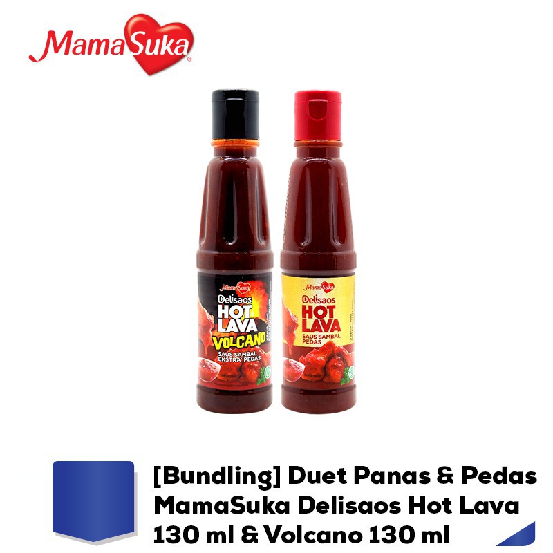 

Bundling Paket Duo Lava - MamaSuka Delisaos Hot Lava & Volcano 130 ml
