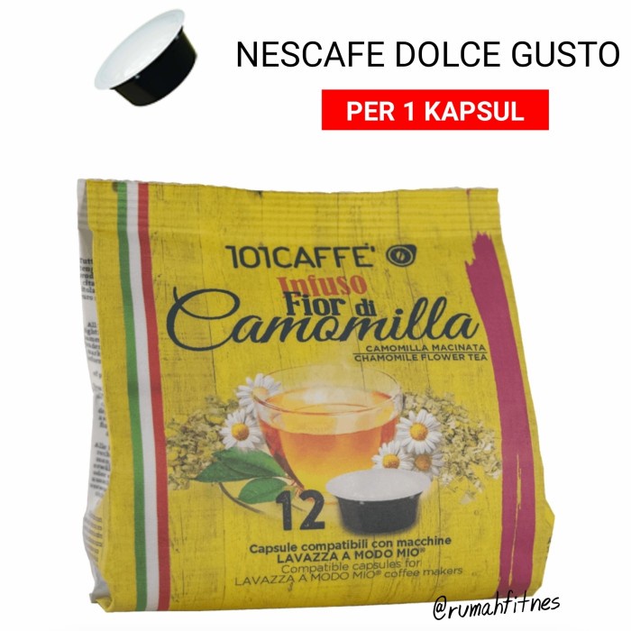 

ASLI NESCAFE DOLCE GUSTO CAPSULE CHAMOMILE TEA ECER