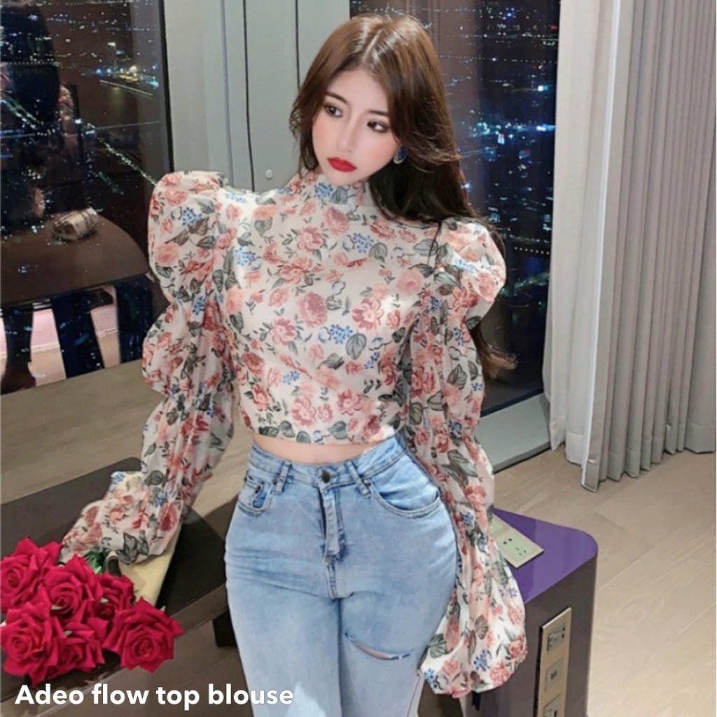 Adeo flow top blouse - Thejanclothes