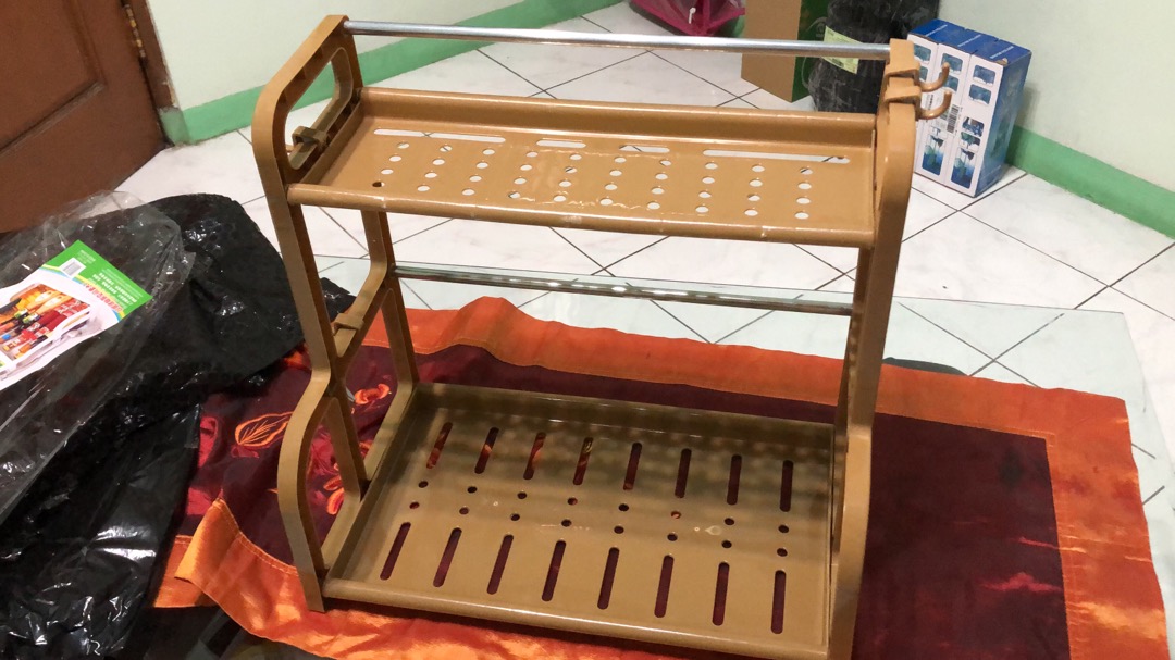 Tkis Rak Dapur Kamar Mandi Bumbu Perlengkapan Dapur Sabun Cuc-205