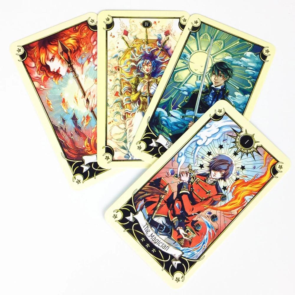 Lanfy Kartu Tarot 78kartu Hiburan Pesta Oracle Card Mystical Manga