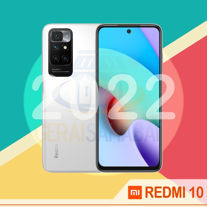 HP XIAOMI REDMI 10 2022 NEW RAM 4GB 6GB 4/64 6/128 GARANSI RESMI ORIGINAL ASLI BARU GRESS NEW ORI IM
