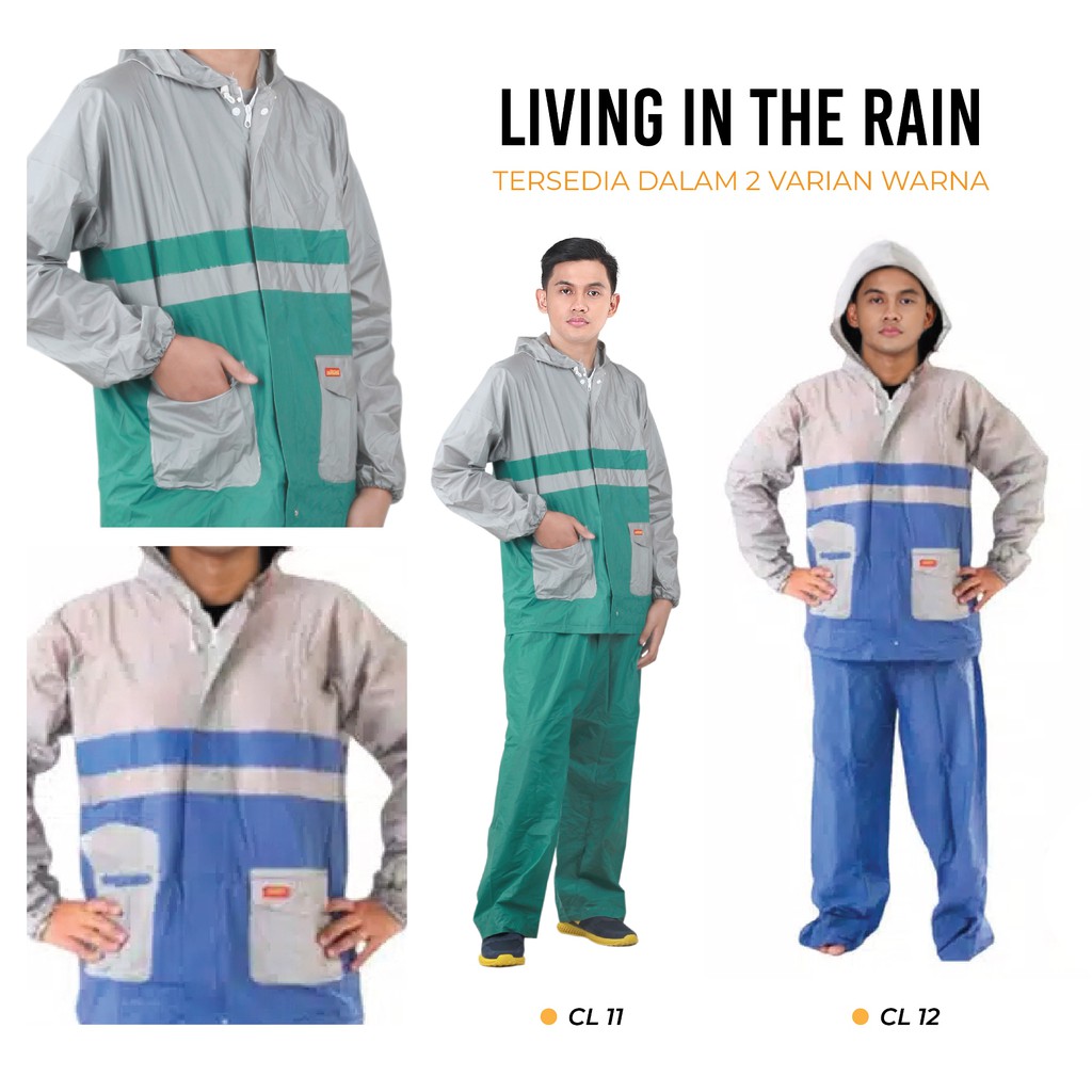 PROMO JAS HUJAN  Jas Hujan Pria Setelan Baju Celana/Jas hujan Motor/Jas hujan Murah