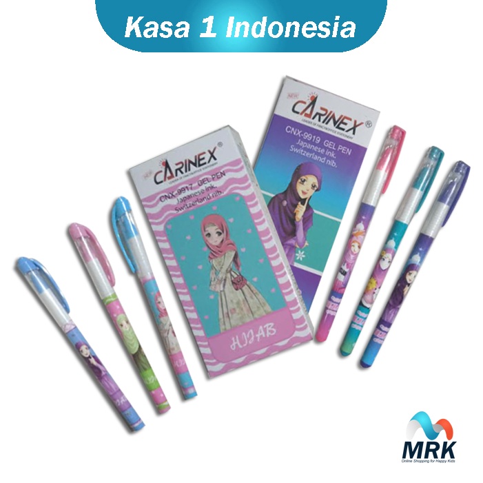 

3 PCS Pulpen Hijab Sekolah MI / Madrasah Warna Hitam