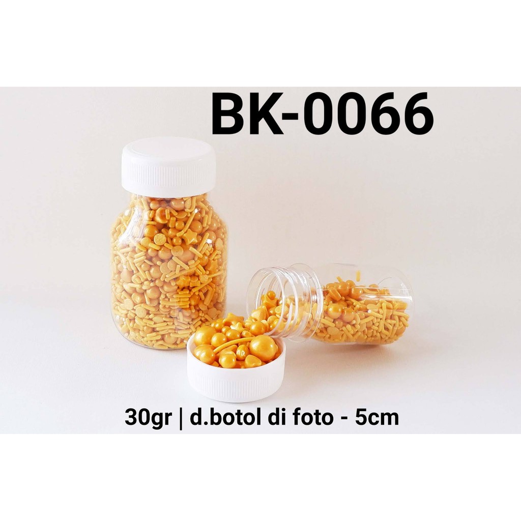 BK-0066 Sprinkles sprinkle sprinkel mix emas 30gr 30gram