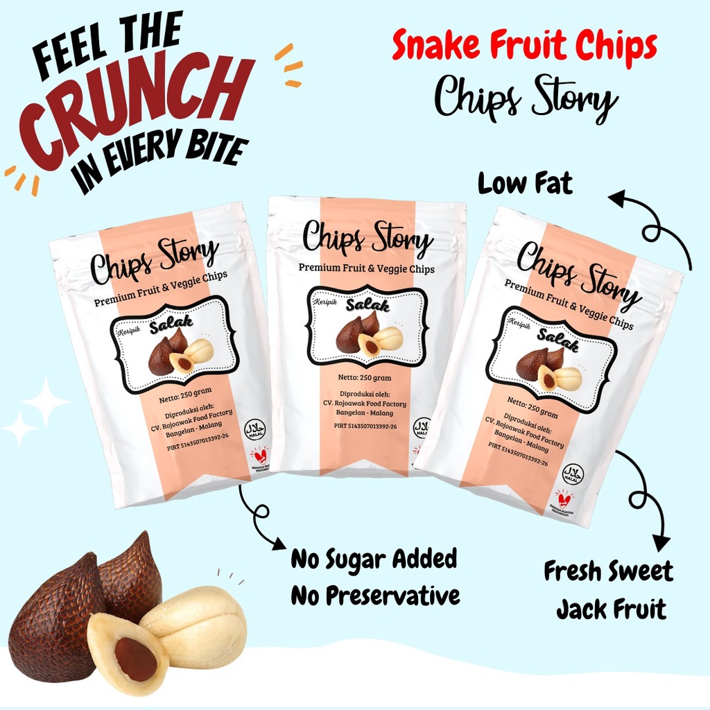 

Keripik Salak -Chips Story- 75 gr