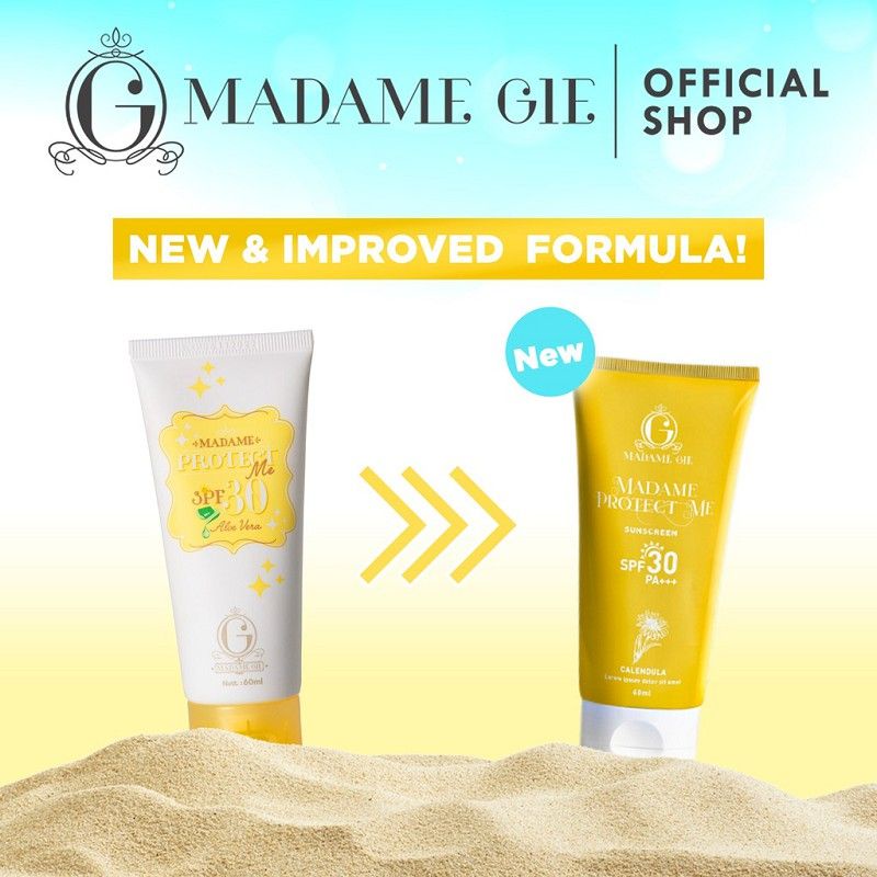 Madame Gie Madame Protect Me Sunscreen | Sunblock SPF 30 PA+++ 60ml | Lets Glow Tinted Sunscreen SPF 50 PA++++ 10ml