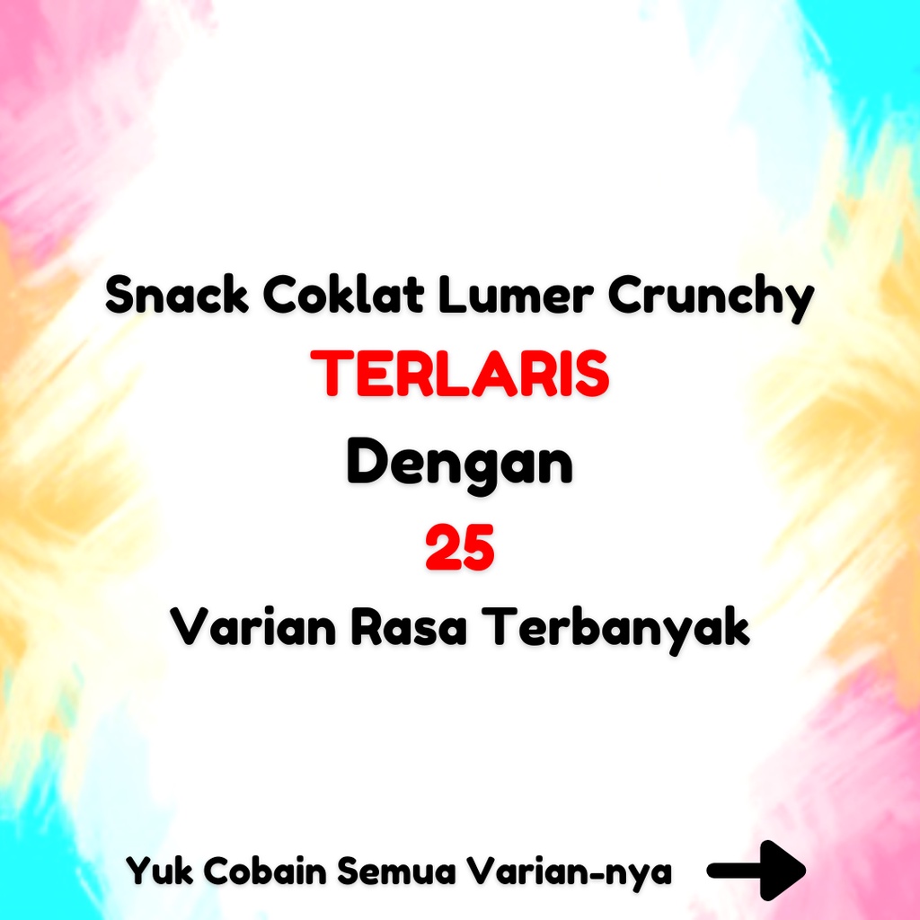 Coklat Crispy Lumer JUMBO Viral 21 Rasa Terbanyak / crunchy choco melt jar / ala kinder j*y / cemilan manis / snack / makanan ringan / camilan sereal cokelat / jajanan kekinian / nyamnyam biskuit cookies