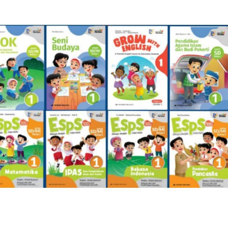 Erlangga kurikulum merdeka kelas 1 ペ