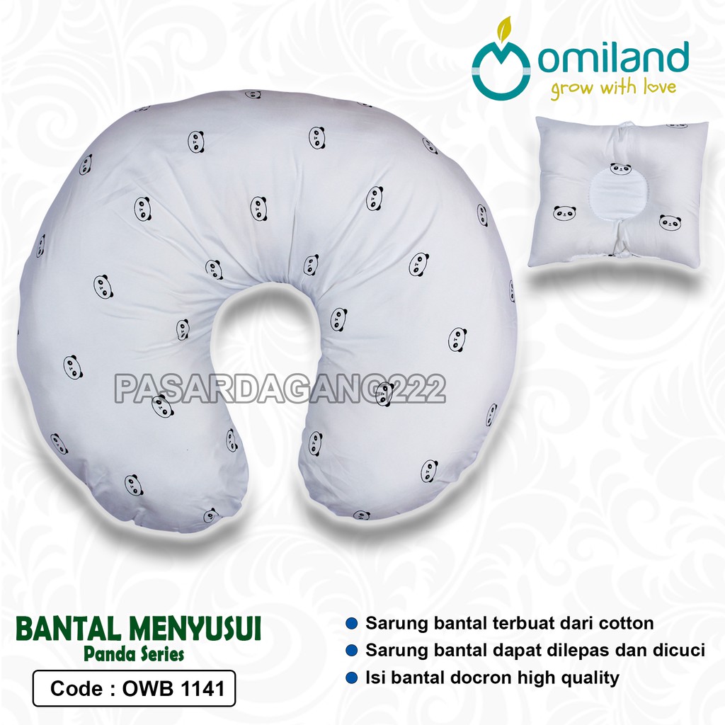 BANTAL MENYUSUI  OMILAND SERI PANDA FREE BANTAL PEYANG ARM