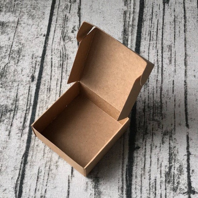 Kardus Packing Kecil Mini Olshop 8x8x3 cm Dus Packing Kecil Box Packaging Kecil Roti, Kue, Cake Kraf