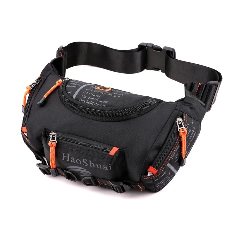 HAOSHUAI 5130 Tas Selempang Pria Waistbag Pria Anti Air WATCHKITE WKOS