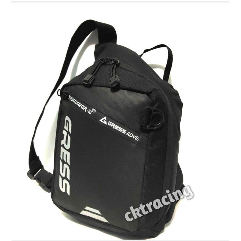 tas selempang slingbag - sling bag waist bag gress adventure outdoor